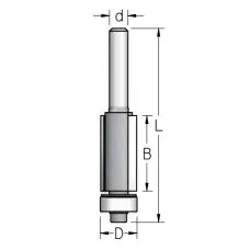 Фреза обгонная с нижним подшипником WPW 6.3x25x63x6 Z2 F240633 в наличии на складе Профкомплект купить в Челябинске
